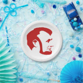 Abe Lincoln Paper-Borden Papieren Bordje (Feest)