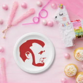Abe Lincoln Paper-Borden Papieren Bordje (Feest)