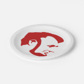 Abe Lincoln Paper-Borden Papieren Bordje (Gekanteld)