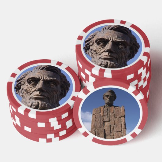 Abe Lincoln Poker Chips (Opstapeling)