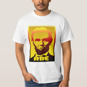Abe Lincoln - Pop Art Abe Lincoln Portret - Shirt