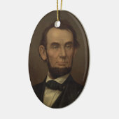 Abe Lincoln Portrait Ornament (Links)