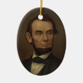 Abe Lincoln Portrait Ornament (Voorkant)