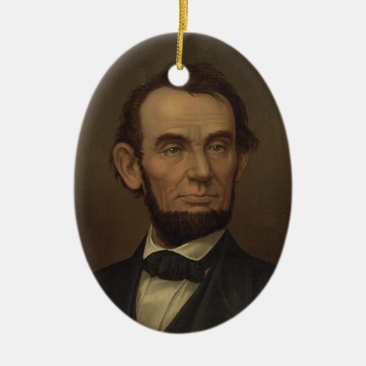 Abe Lincoln Portrait Ornament (Voorkant)