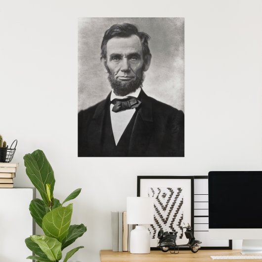 ABE LINCOLN POSTER (Thuiskantoor)