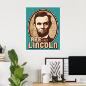 Abe Lincoln Poster (Thuiskantoor)