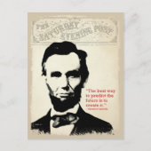 Abe Lincoln Quote Briefkaart (Voorkant)