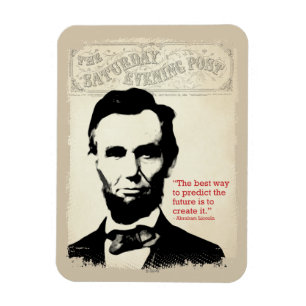 Abe Lincoln Quote Magneet