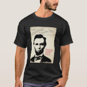 Abe Lincoln Quote T-shirt (Voorkant)