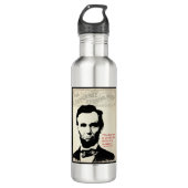 Abe Lincoln Quote Waterfles (Voorkant)