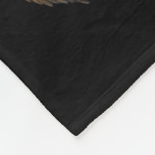Abe Lincoln Ridderbeer Met Verklaring Grappig Fleece Deken (Hoek)