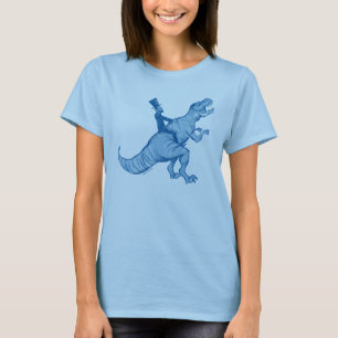 Abe Lincoln Riding A T-Rex Woman's T T-shirt