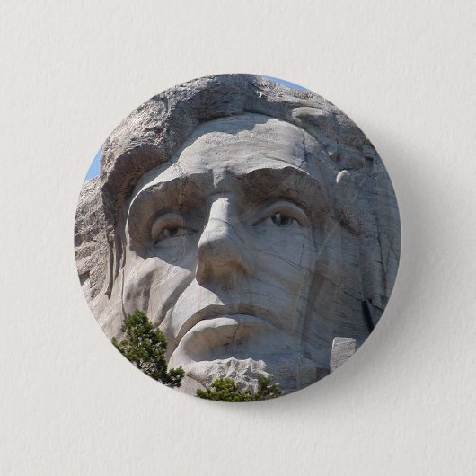 Abe Lincoln Ronde Button 5,7 Cm (Voorkant)