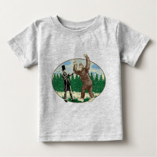 ABE LINCOLN: SASQUATCH HUNTER - Funny Bigfoot Logo