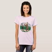 ABE LINCOLN: SASQUATCH HUNTER - Funny Bigfoot Logo T-shirt (Voorkant volledig)