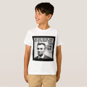 Abe Lincoln & "StandFirm"-prijsopgave T-shirt (Voorkant volledig)