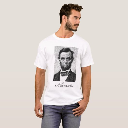Abe Lincoln T-Shirt (Voorkant volledig)