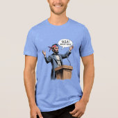 Abe Lincoln: "USA! USA! USA!" Tri-Blend Shirt (Voorkant)