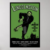 Abe Lincolnstein. Abraham Lincoln Frankenstein Poster (Voorkant)