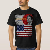 Abe shinzo retro t-shirt (Voorkant)