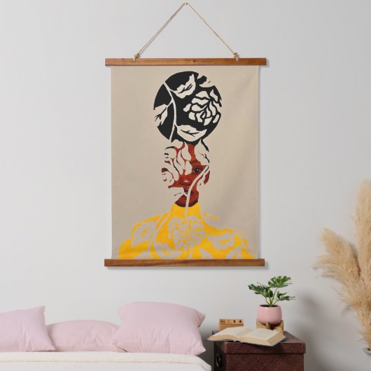 Abeba Hangend Wandkleed (Slaapkamer)