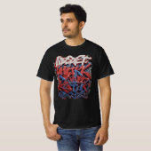 abecedario de graffiti Camiseta T-shirt (Voorkant volledig)