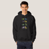 Abed Dinosaur Tv Parodie Hoodie (Voorkant volledig)