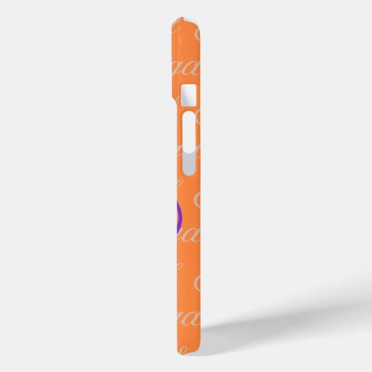 Abegail Herhalende Naam Patroon Case-Mate iPhone Case (Achterkant / Links)