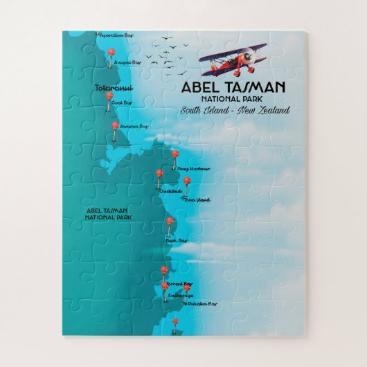 Abel Tasman Nationaal Park Legpuzzel (Verticaal)