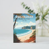 Abel Tasman Nationaal Park Nieuw-Zeeland Reizen Re Briefkaart (Staand voorkant)