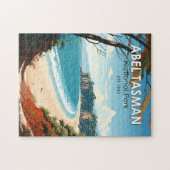 Abel Tasman Nationaal Park Nieuw-Zeeland Reizen Re Legpuzzel (Horizontaal)