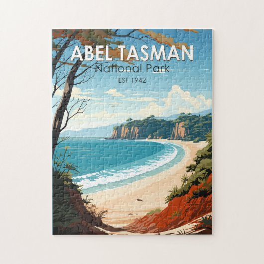 Abel Tasman Nationaal Park Nieuw-Zeeland Reizen Re Legpuzzel (Verticaal)