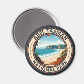 Abel Tasman Nationaal Park Nieuw-Zeeland Reizen Re Magneet (Voorkant / Achterkant)