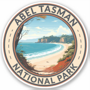 Abel Tasman Nationaal Park Nieuw-Zeeland Reizen Re Sticker