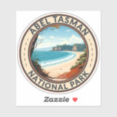 Abel Tasman Nationaal Park Nieuw-Zeeland Reizen Re Sticker (Vel)