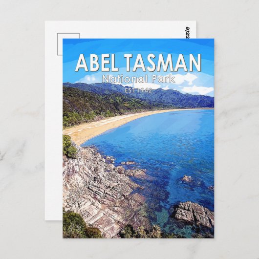 Abel Tasman National Park New Zealand  Briefkaart (Voorkant / Achterkant)