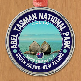 Abel Tasman National Park New Zeland Metalen Ornament