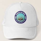 Abel Tasman Protected Park New Zealand Trucker Pet (Voorkant)