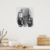 Abelard preken bij Paraclete Poster (Keuken)