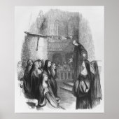 Abelard preken bij Paraclete Poster (Voorkant)