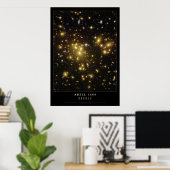 Abell 1689 Galaxies Astronomie Poster (Thuiskantoor)