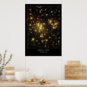 Abell 1689 Galaxies Astronomie Poster (Keuken)