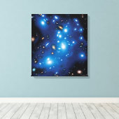 Abell 2744 Pandora Galaxy Cluster Space Foto Canvas Afdruk (Insitu (Houten vloer))