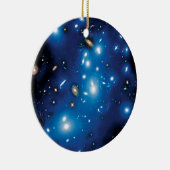Abell 2744 Pandora Galaxy Cluster Space Foto Keramisch Ornament (Rechts)