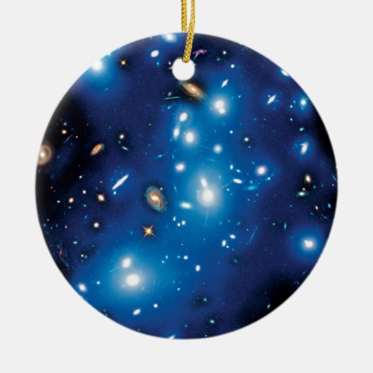Abell 2744 Pandora Galaxy Cluster Space Foto Keramisch Ornament (Voorkant)