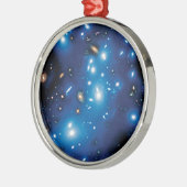 Abell 2744 Pandora Galaxy Cluster Space Foto Metalen Ornament (Links)