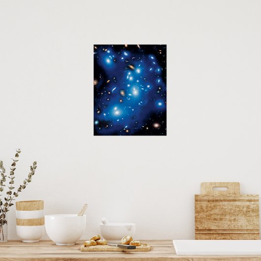 Abell 2744 Pandora Galaxy Cluster Space Foto Poster (Keuken)