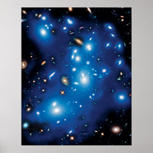 Abell 2744 Pandora Sterrenstelselcluster ruimtefot Poster