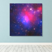 Abell 2744, Pandora's Cluster. Canvas Afdruk (Insitu (Houten vloer))