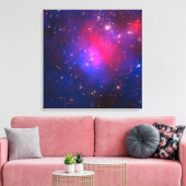 Abell 2744, Pandora's Cluster. Canvas Afdruk (Insitu (Woonkamer))